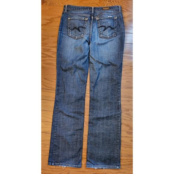 David Kahn Pants Women 10 Blue Denim Jeans Bootcut Made In USA - Picture 4 of 12